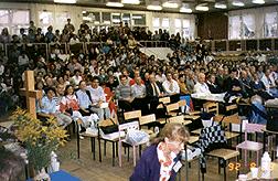 A group picture of participants sitting