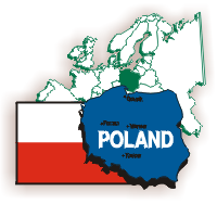 map of Poland